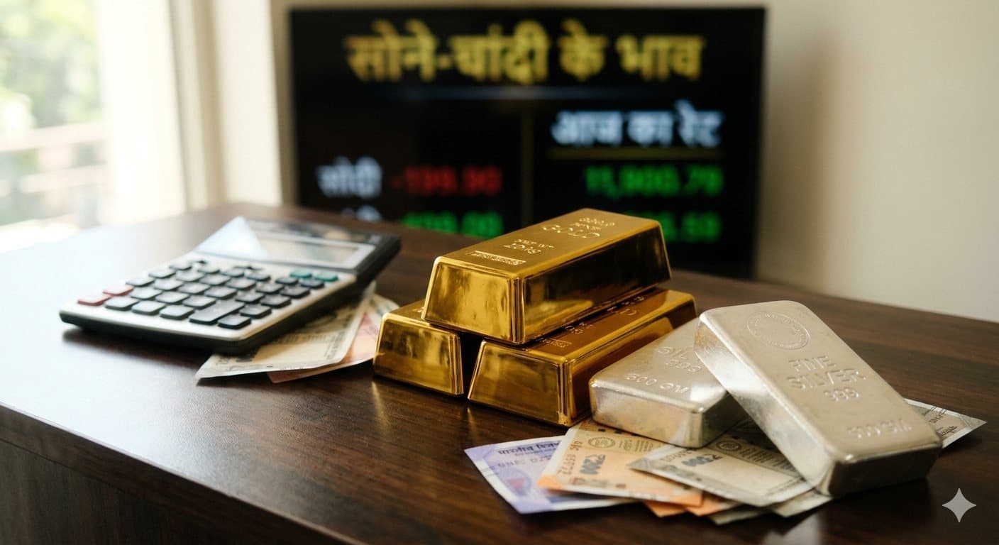 Gold-Silver Rate: आम आदमी की जेब को झटका! सोना-चांदी के दाम बढे , डायमंड की कीमत भी जानिए