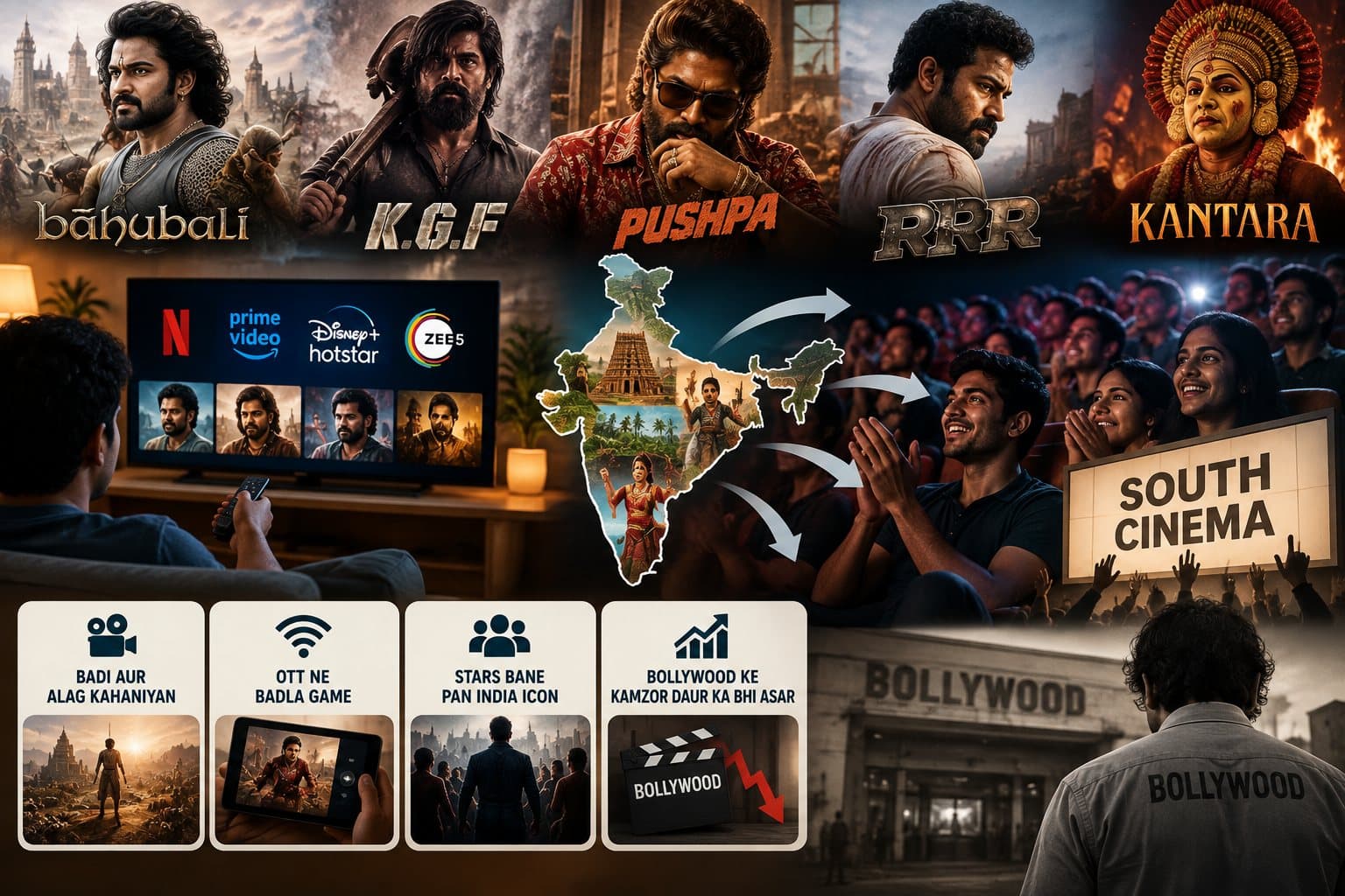 अचानक क्यों बढ़ा South Movies का क्रेज? आखिर क्या है इसकी वजह