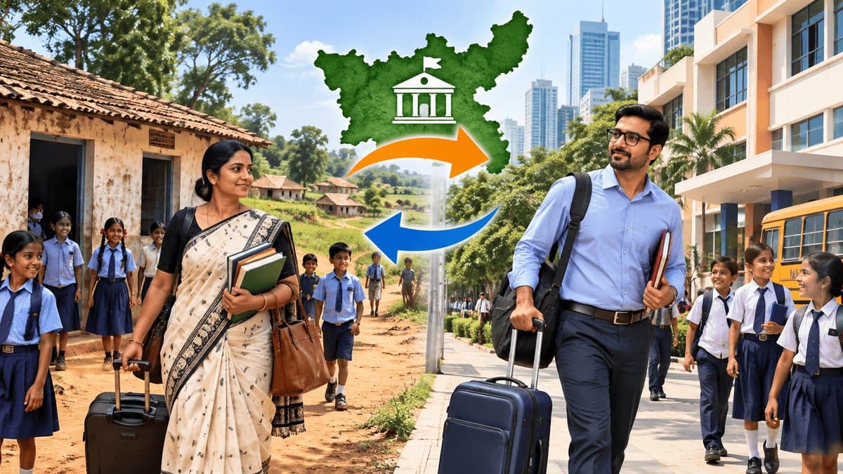 झारखंड में शिक्षकों के तबादले की नई तैयारी, शहर से गांव और गांव से शहर भेजे जाएंगे शिक्षक