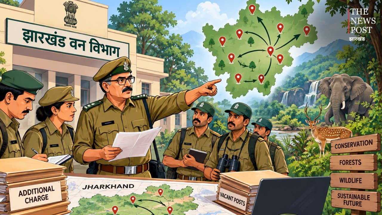 झारखंड वन विभाग में बड़ा बदलाव: 9 अधिकारियों को अतिरिक्त जिम्मेदारी, देखें किसे कहां मिला प्रभार