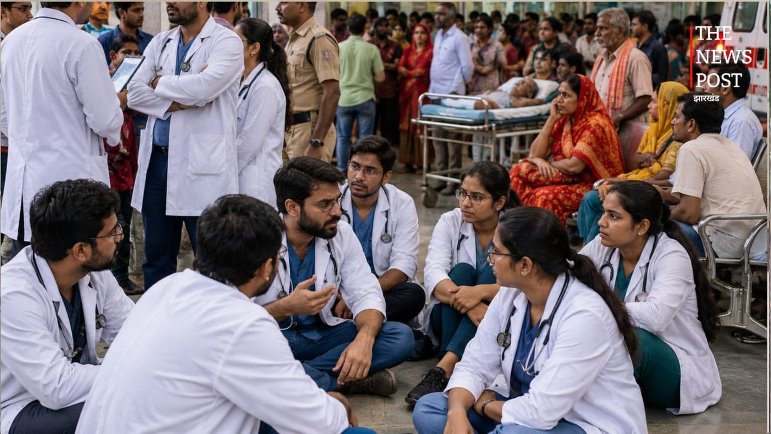 दरभंगा: DMCH में जूनियर डॉक्टरों की हड़ताल से स्वास्थ्य सेवाएं प्रभावित, इमरजेंसी के बाद OPD भी बंद, मरीज परेशान