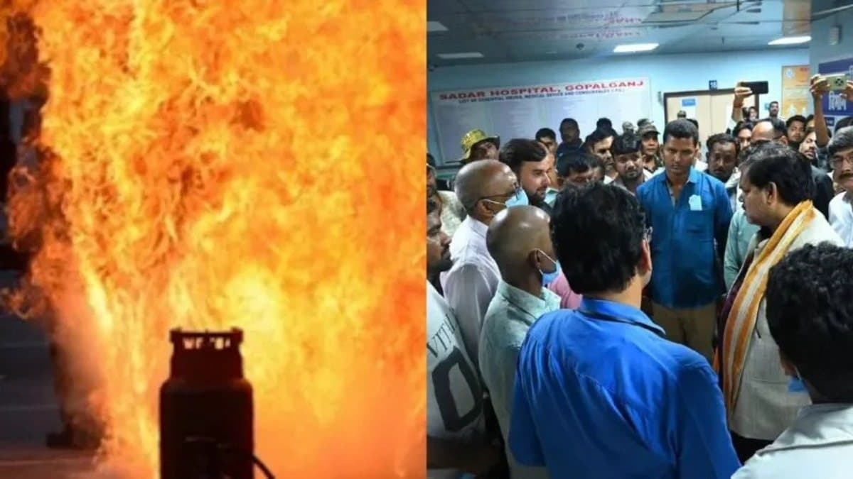 गोपालगंज में गैस रिसाव के बाद लगी आग, दो मासूमों की मौत, 17 झुलसे