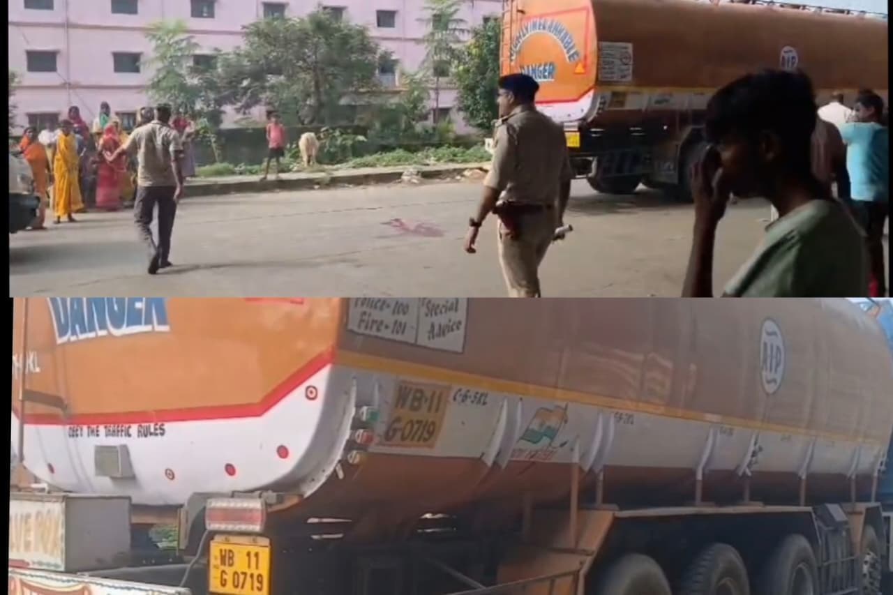 धनबाद में टैंकर बना हत्यारा, बुजुर्ग की गई जान तो कैसे गुस्सा भड़का, पुलिस पहुंची तो क्या हुआ ?