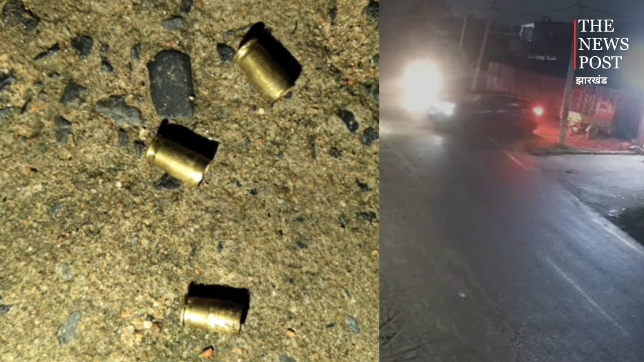 गढ़वा: युवक पर ताबड़तोड़ फायरिंग, बाइक छोड़ भागकर बचाई जान, CCTV में कैद हुई घटना