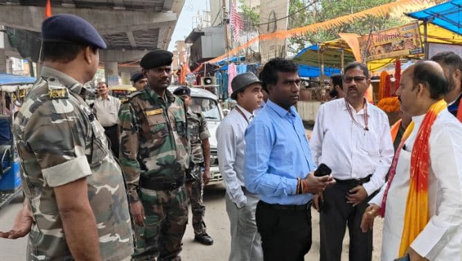 उपायुक्त मंजूनाथ भजन्त्री ने रामनवमी जुलूस रूट व मंदिरों का लिया जायजा, अधिकारियों को बेहतर व्यवस्था कराने के दिए निर्देश