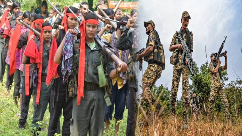 NAXAL OPERATION: IED ब्लास्ट में पांच जवान शहीद, 8 नक्सली ढेर,दो बड़े माओवादी शामिल