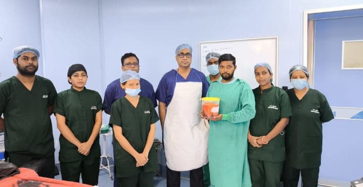 बड़ी सफलता: महिला के पैर पर बना था 2.5 किलो का बड़ा ट्यूमर, सदर अस्पताल रांची में हुई सफल सर्जरी