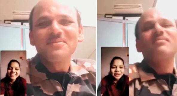 Salute! ड्यूटी पर तैनात इंडियन आर्मी के जवान की बेटी ने किया वीडियो कॉल, फिर जो हुआ  VIDEO देख इमोशनल हो गया देश