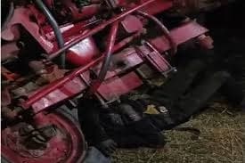 ट्रैक्टर के नीचे तीन घंटे तक फंसा रहा चालक, मौत को मात देकर बची जान