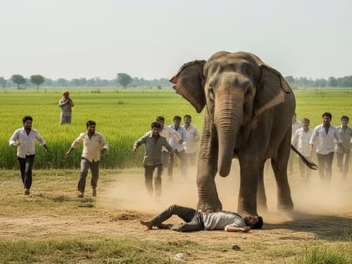 झारखंड का killer हाथी !  हर दिन कर रहा अटैक, एक रात में 7 को मारा,  दहशत में लोग