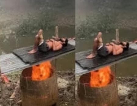 वायरल होने की ऐसी भी क्या भूख है भाई...ठंड से परेशान युवक ने किया ऐसा खौफनाक कारनामा, वीडियो देख लोग बोले ये क्या बेवकूफी है यार