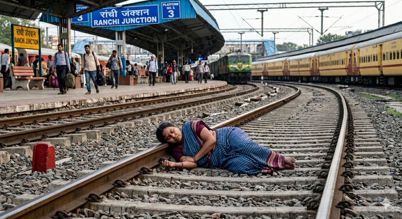 रांची रेलवे स्टेशन के पास मिला युवती का शव, हादसा या साजिश? जांच में जुटी पुलिस