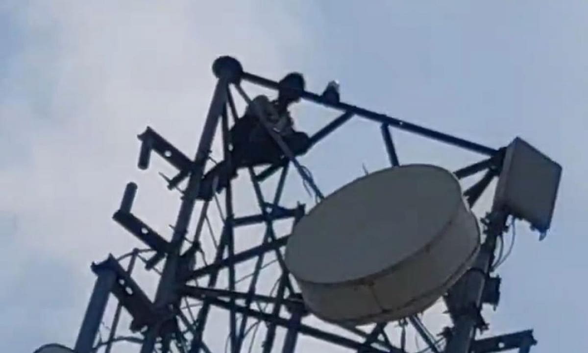 प्रेमिका के इश्क में सनकी युवक का हाई-वोल्टेज ड्रामा, मोबाइल टावर पर चढ़कर रखी ऐसी शर्त कि....