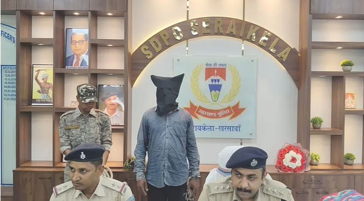 कोल्हान में गांजा तस्करी पर शिकंजा, सरायकेला से तस्कर गिरफ्तार