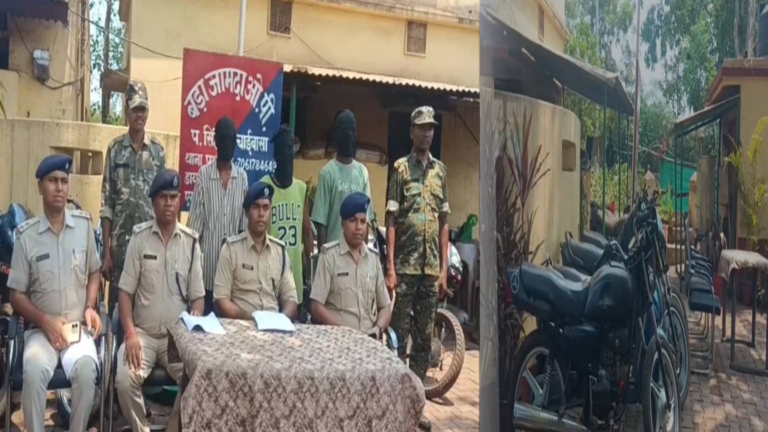 चाईबासा में पुलिस की बड़ी कार्रवाई, 7 चोरी की बाइक बरामद, मास्टरमाइंड समेत 6 आरोपी हिरासत में