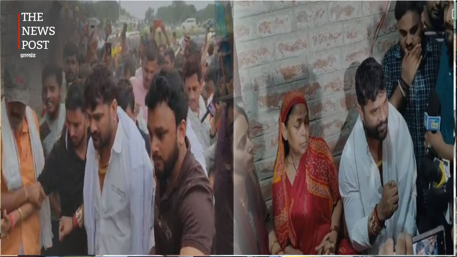 भरत तिवारी के परिजनों से मिले खेसारी लाल यादव, जानिए क्या कहा