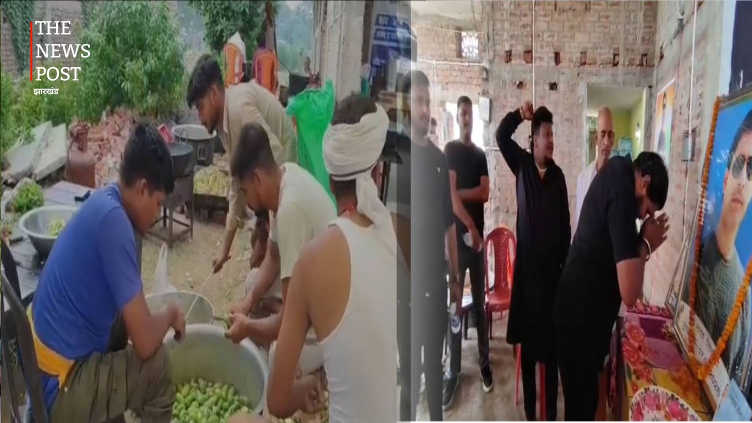 भरत तिवारी के श्राद्ध और ब्रह्मभोज में जुटे लोग, भावुक हुआ परिवार, चंदन तिवारी बोले– इंसाफ का है इंतजार