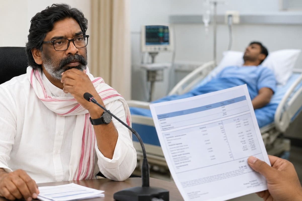 पैर के इलाज से शुरू हुआ मामला, 22 लाख के बिल और मौत तक पहुंचा विवाद, अब CM हेमंत सोरेन ने दिए जांच के आदेश