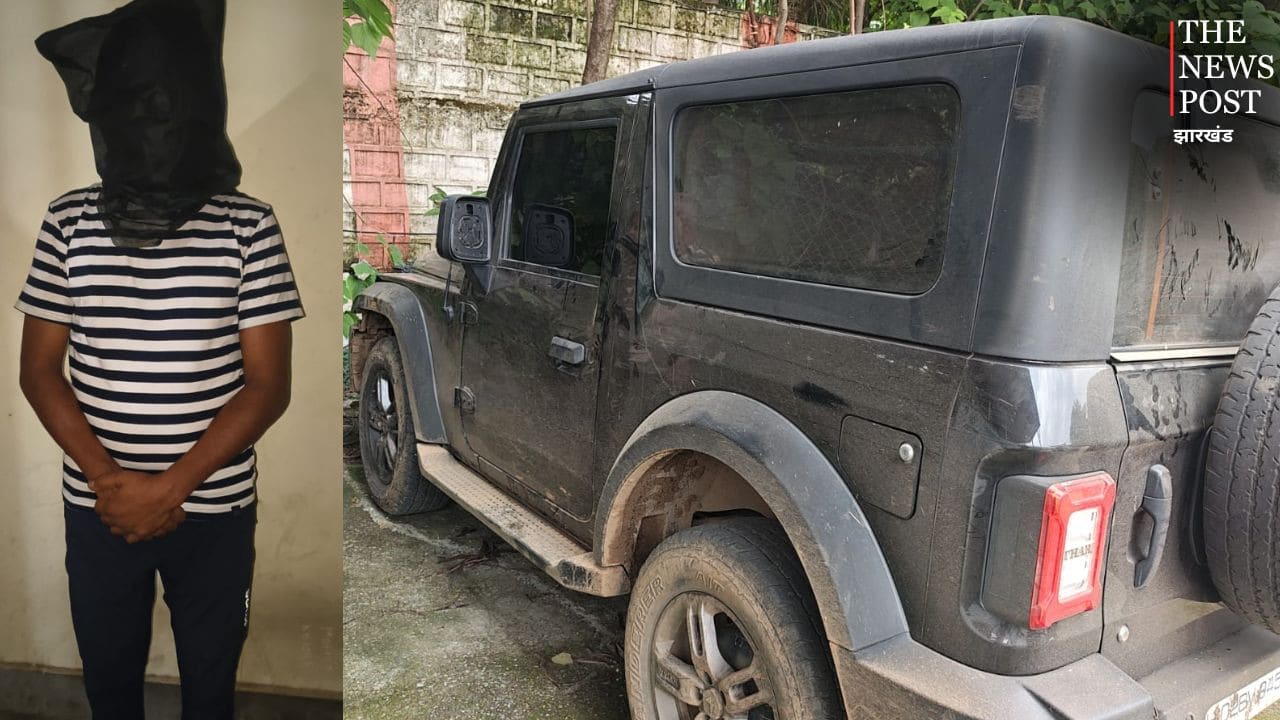 रांची में THAR सवार की गुंडागर्दी , वाहन जांच के दौरान पुलिसकर्मी को कुचला ! 24 घंटे के भीतर गिरफ्तार