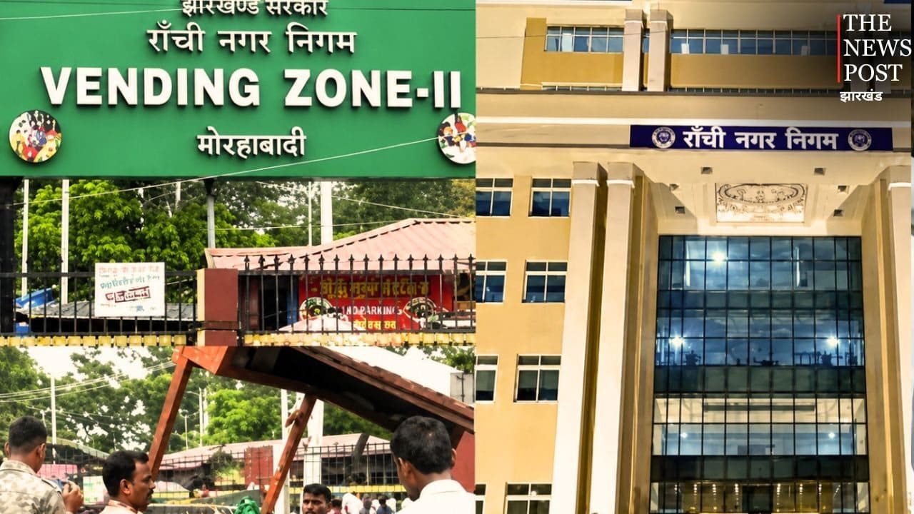रांची नगर निगम की बड़ी कार्रवाई, मोरहाबादी वेंडिंग जोन के 80 दुकानदारों को भेजा नोटिस