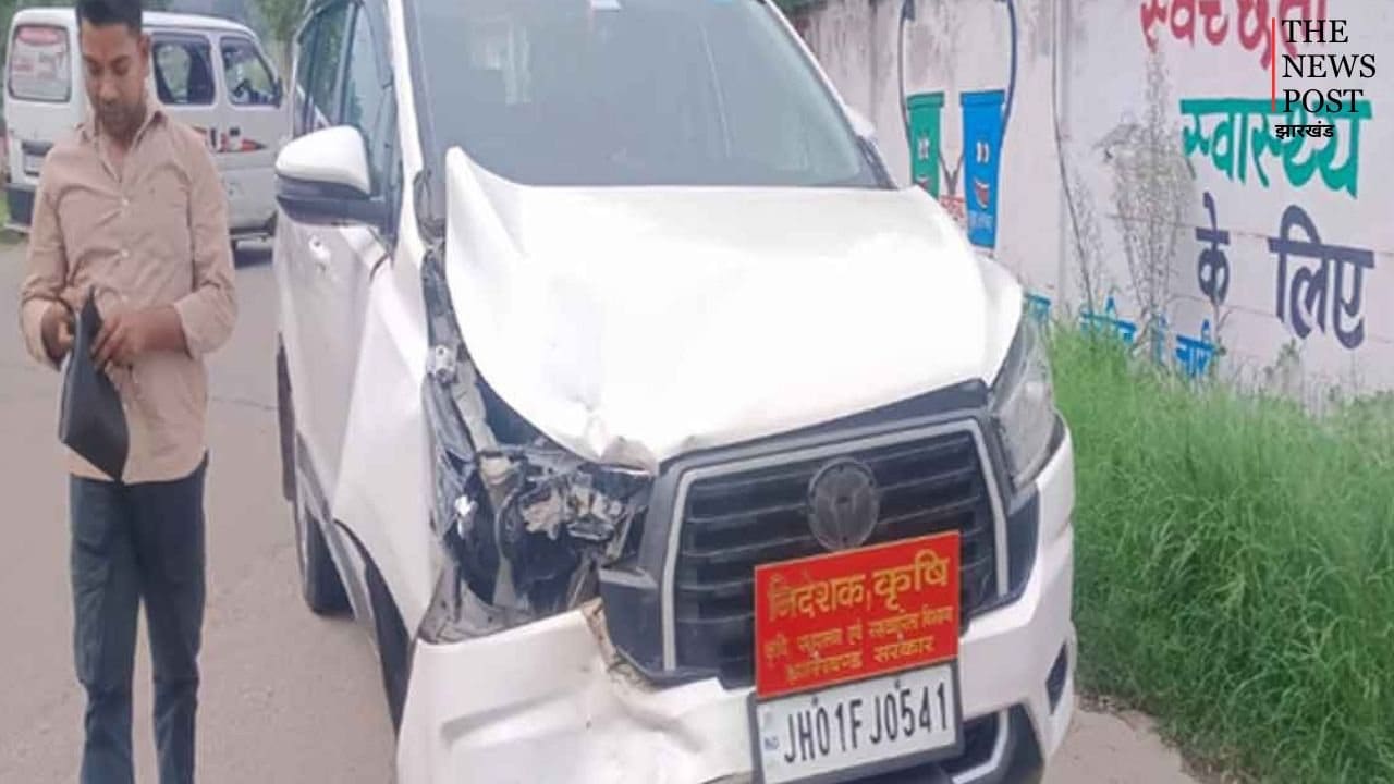 BREAKING: डिबडीह पुल पर चार वाहनों की भीषण टक्कर, कृषि निदेशक की गाड़ी भी हादसे का शिकार