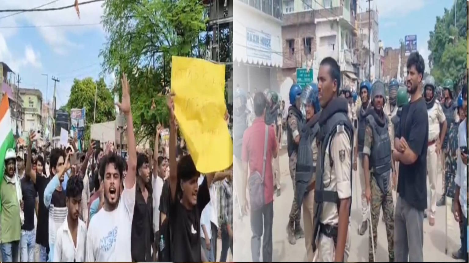 छात्र प्रदर्शन के बाद बवाल : पथराव पर पुलिस का लाठीचार्ज, 5 हिरासत में,जानिए कहां का है मामला