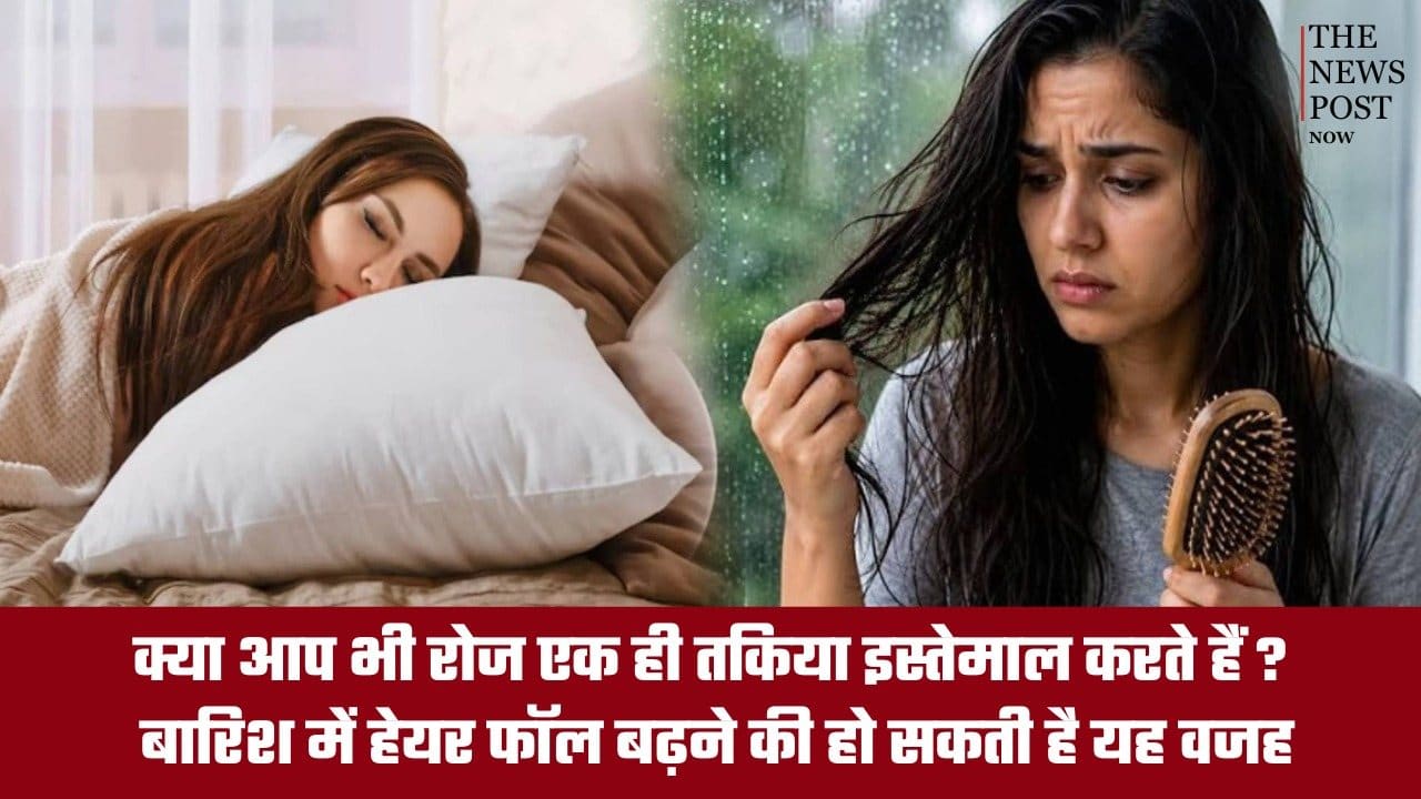 क्या आप भी रोज एक ही तकिया इस्तेमाल करते हैं? बारिश में हेयर फॉल बढ़ने की हो सकती है यह वजह