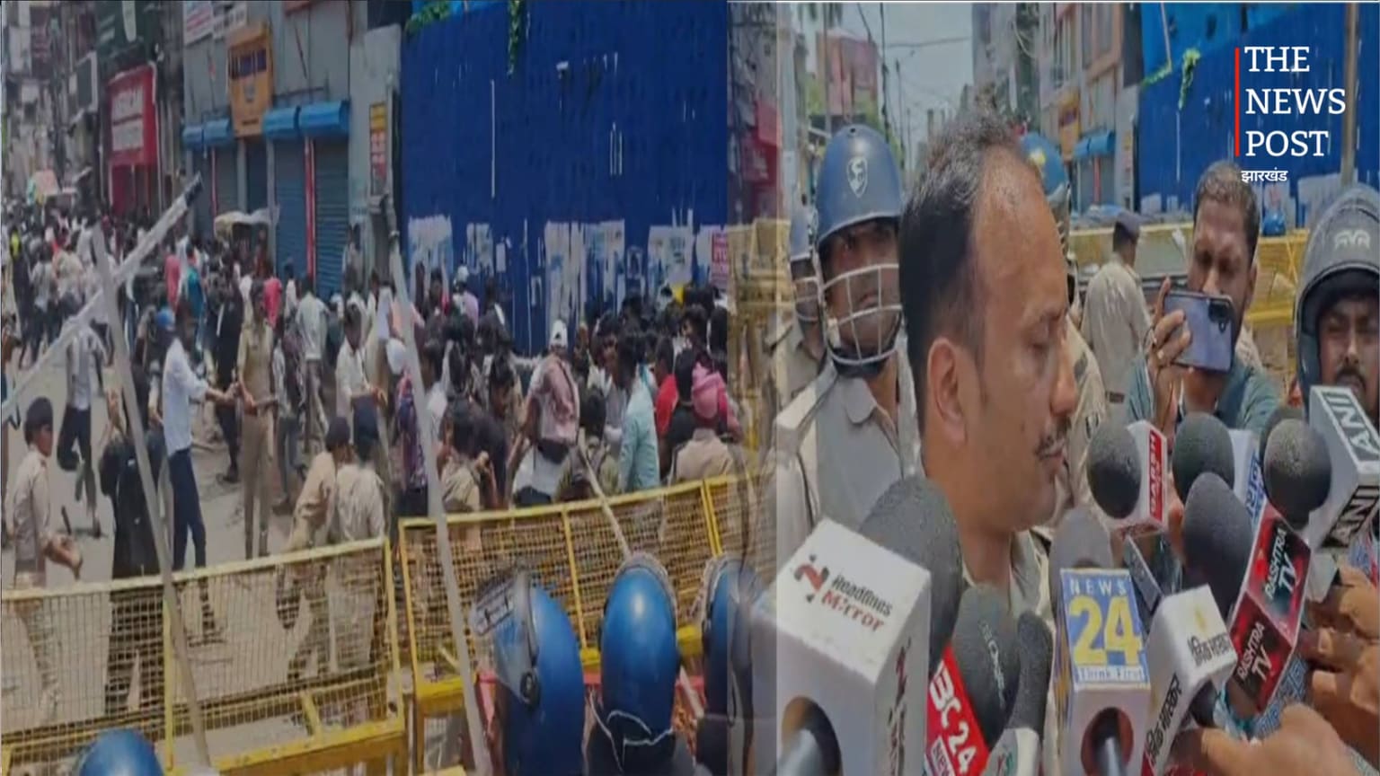 पटना के डाक बंगला चौराहे पर बंद के समर्थन में उतरे छात्रों पर पुलिस ने जमकर चटकाई लाठियां, जानिए पूरी खबर