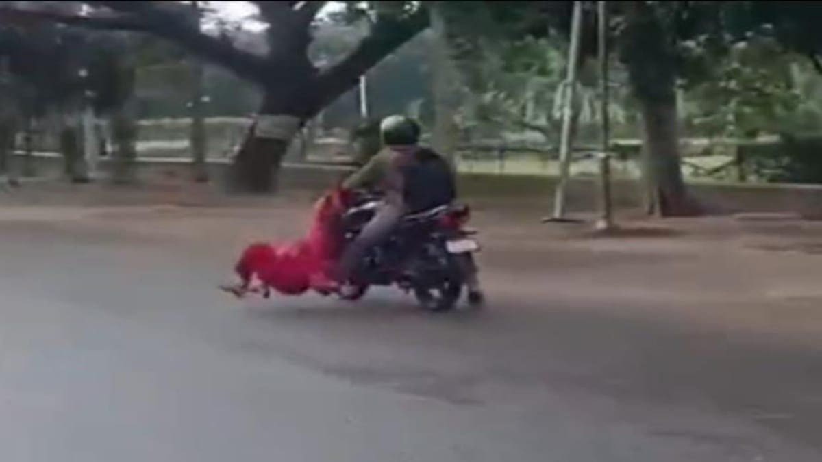 क्या यही प्यार है...गर्लफ्रेंड ने की शादी की बात, तो गुस्से में बाइक से घसीटने लगा बॉयफ्रेंड, आगे क्या हुआ देखिए