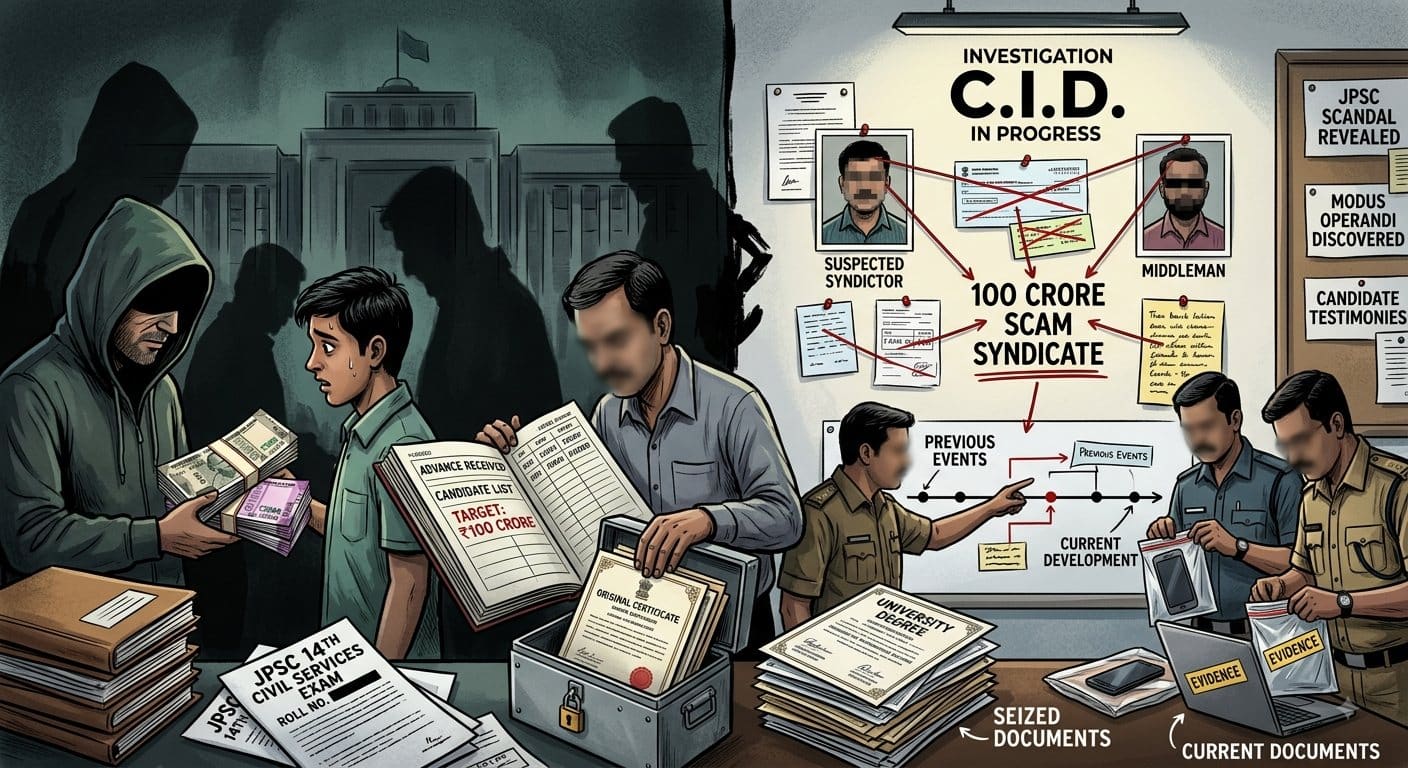 Expose : 14वीं JPSC को 100 करोड़ में बेचने की थी तैयारी? CID जांच में सिंडिकेट का बड़ा खुलासा, रिजल्ट विवाद से गिरफ्तारी तक पूरी कहानी