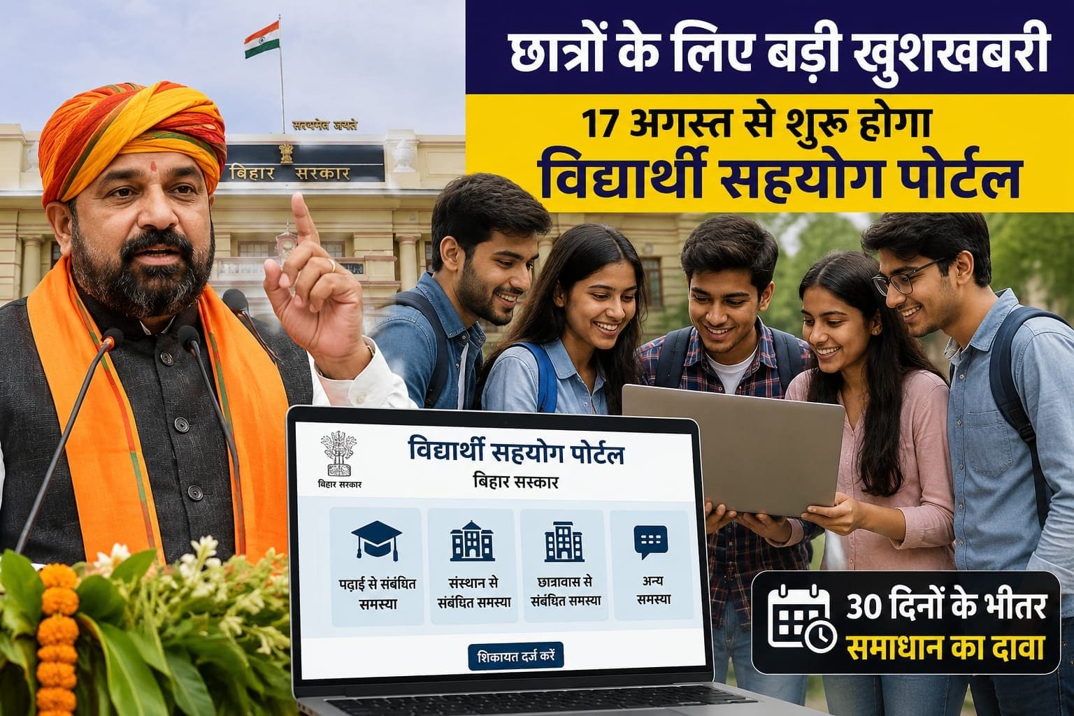 Gen Z की हर परेशानी का होगा डिजिटल समाधान, सीएम सम्राट चौधरी ने छात्रों के लिए किया बड़ा ऐलान