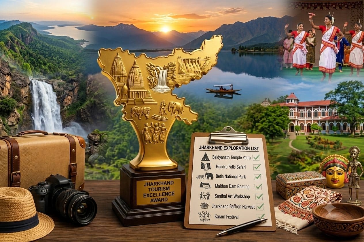 झारखंड स्टेट टूरिज्म अवार्ड 2026 का ऐलान, 18 कैटेगरी में मिलेगा सम्मान! जानिए कैसे करें आवेदन