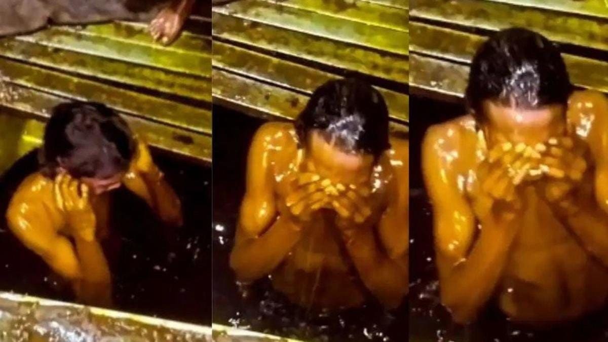 तौबा तौबा हम यही खाएंगे! सरसों तेल की टैंक में डुबकी लगाता दिखा युवक, वीडियो देख भड़के लोग