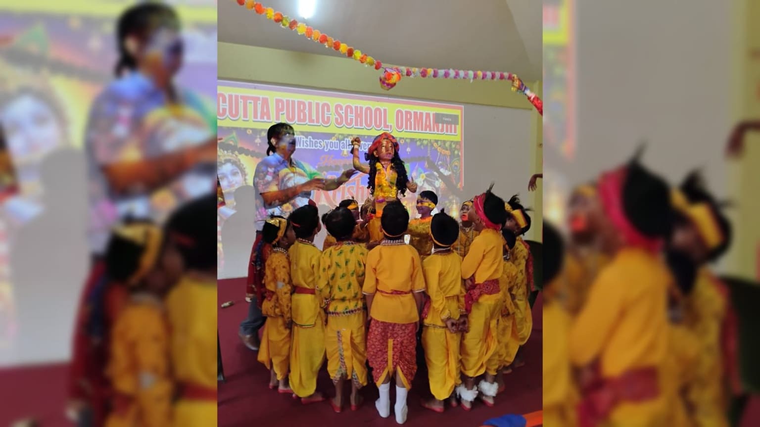 रांची: कलकत्ता पब्लिक स्कूल में कृष्ण जन्माष्टमी की धूम, 100 से ज्यादा बच्चे बने राधा-कृष्ण
