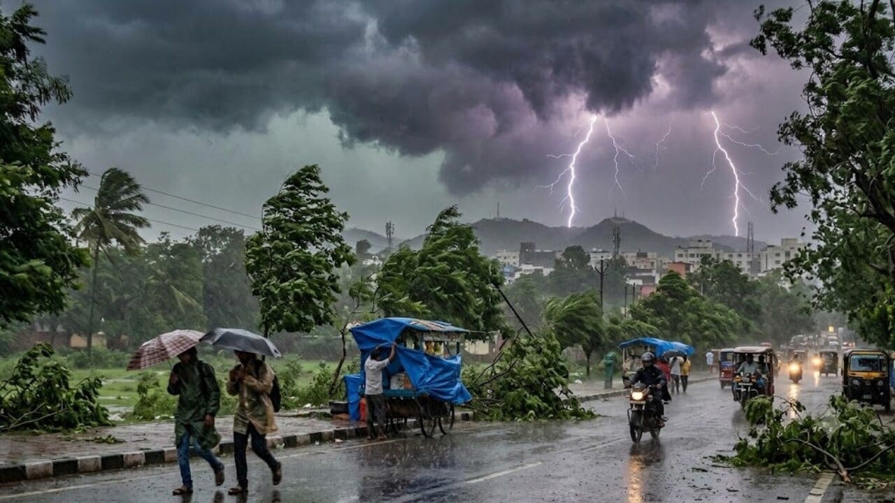 झारखंड में फिर बदलेगा मौसम का मिजाज़, कई जिलों में आज भी झमाझम बारिश के आसार