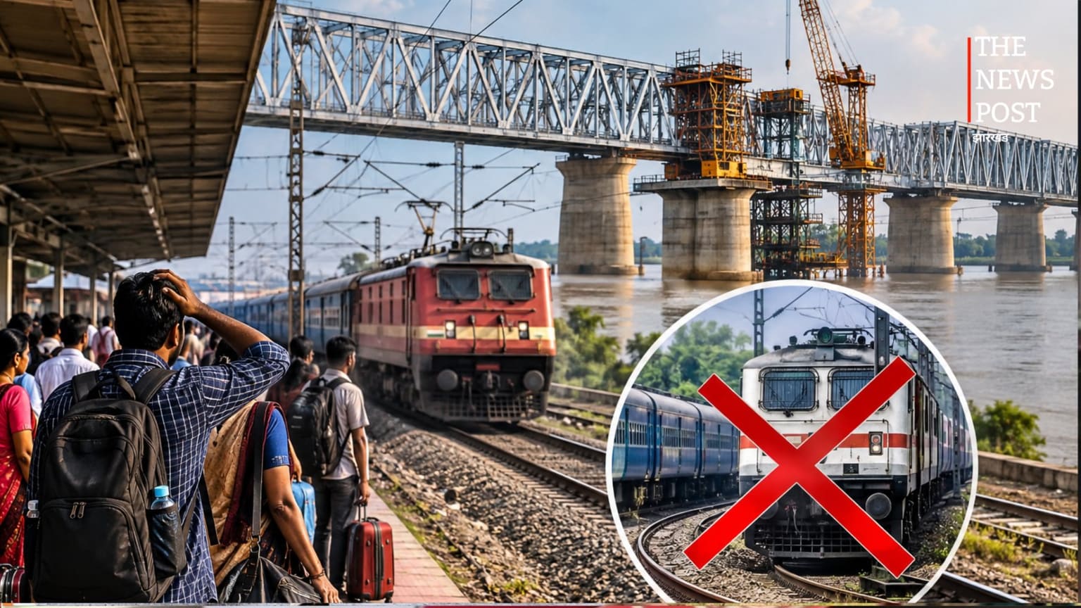बिहार में रेल यात्रियों की बढ़ी परेशानी, 14 ट्रेनें रद्द, 17 के बदले रूट,जानिए पूरी डिटेल