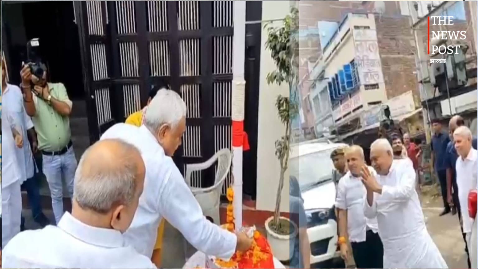 बिहार: अचानक पैतृक आवास पहुंचे नीतीश कुमार, बख्तियारपुर में समर्थकों की उमड़ी भीड़
