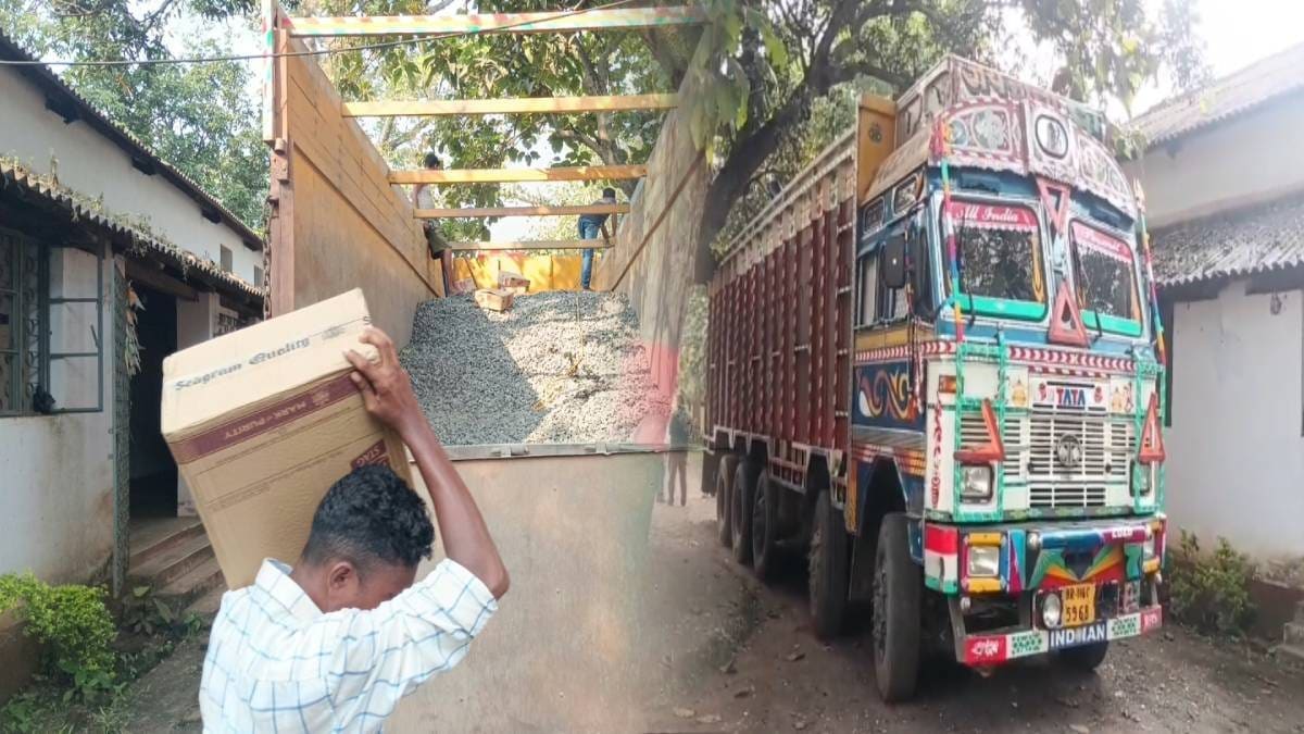दुमका:गिट्टी के नीचे शराब का खेल! दुमका-रामपुरहाट मार्ग पर अवैध शराब की बड़ी खेप बरामद