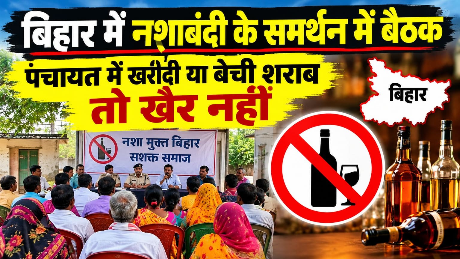 नशे के सौदागरों के खिलाफ ग्रामीणों का पहरा, खरीद-बिक्री करते पकड़े गए तो लगेगा 25 हजार जुर्माना