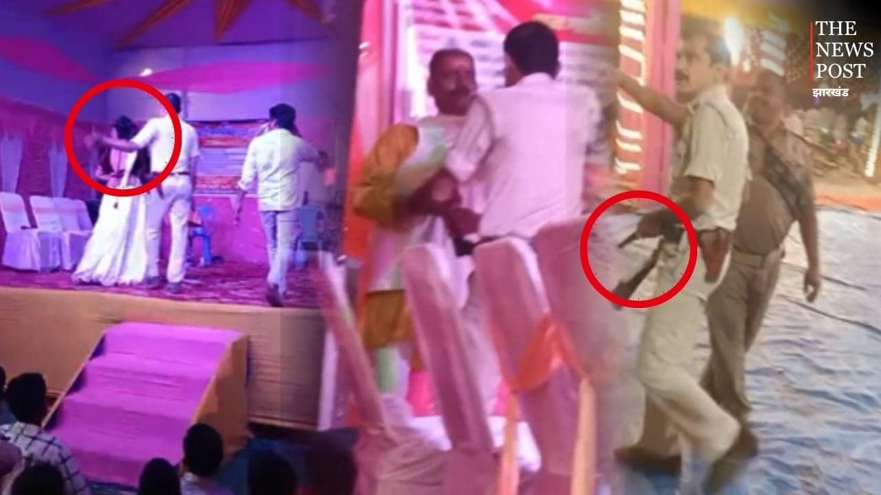 दरोगा को पूजा में नहीं मिली छुट्टी, फ्रस्टेशन में डांसर को जड़ा थप्पड़, लोगों ने घेरा तो तान दी पिस्टल, वीडियो वायरल
