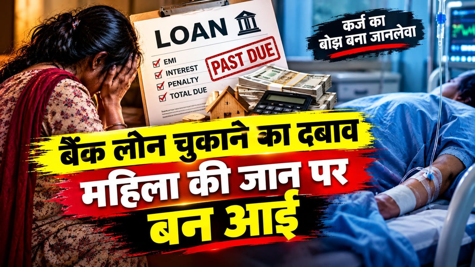 बैंक का लोन महिला की जान पर बन आई, बैंक कर्मी को आते देख खाया कीटनाशक दवा,  फिर...
