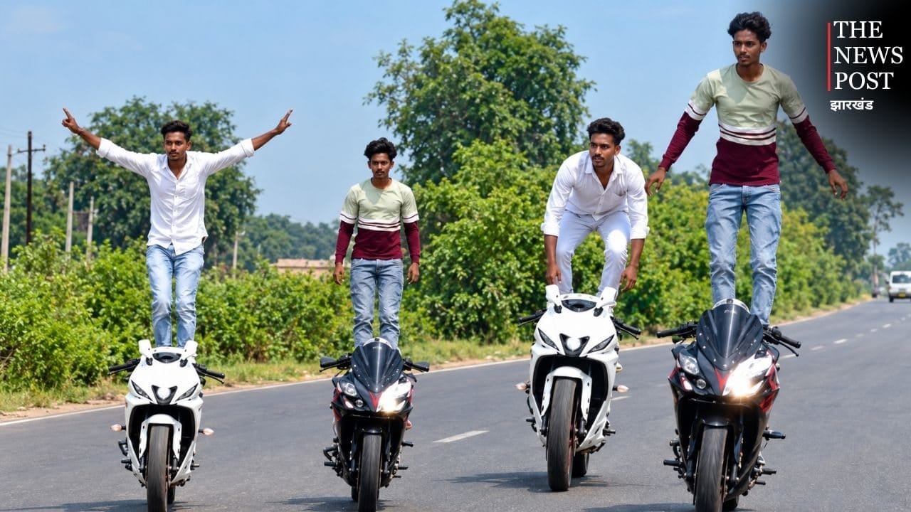 बिहार में रील बनाने का जुनून! चलती बाइक पर खड़े होकर युवकों ने किया स्टंट, वीडियो वायरल