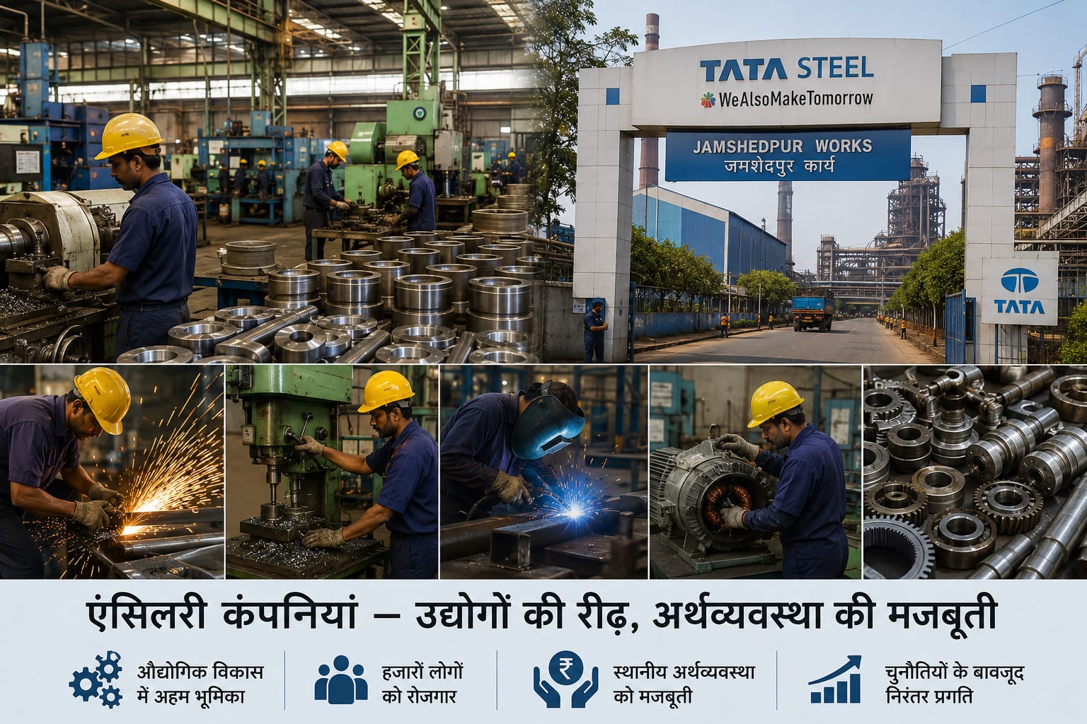 जमशेदपुर में बड़े कारखानों के पीछे की बड़ी ताकत हैं एंसिलरी कंपनियां, जानिए इनका योगदान