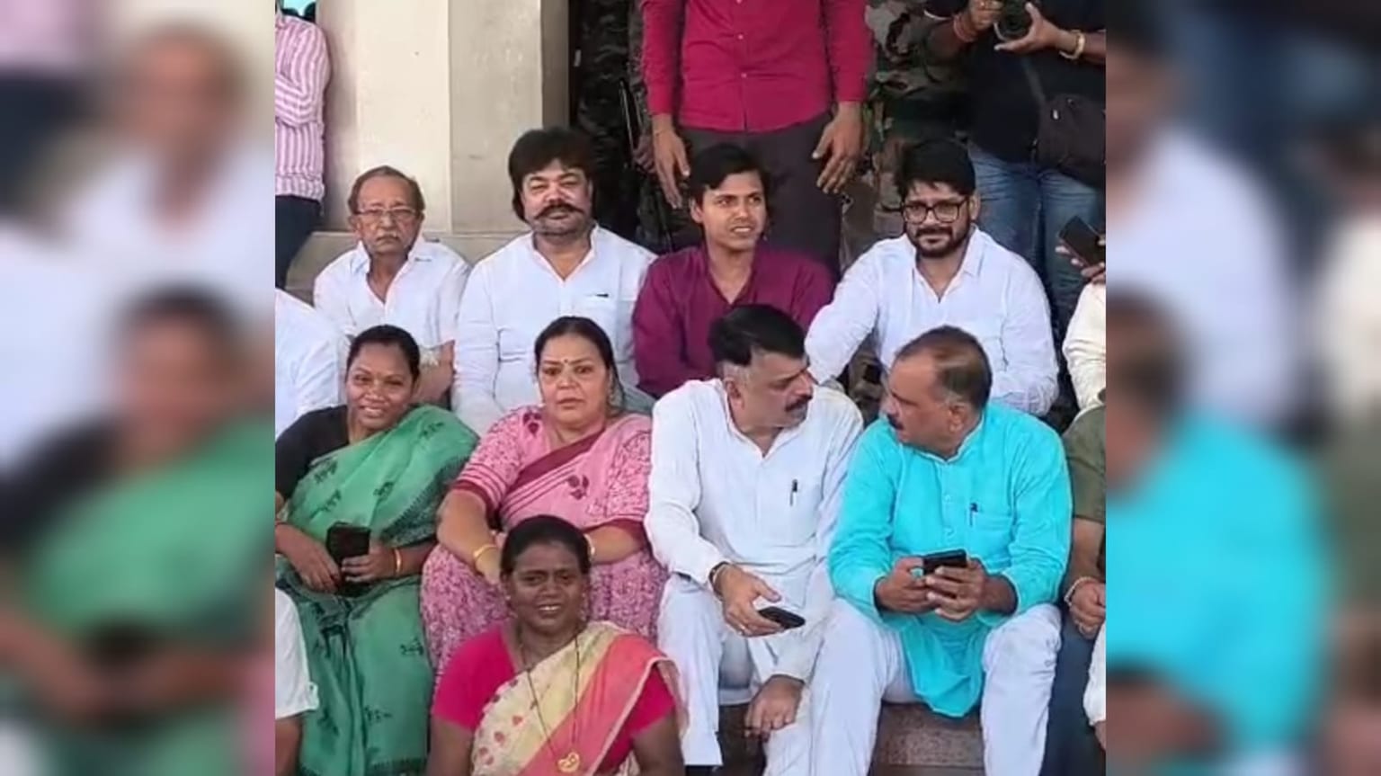 राज्यसभा चुनाव में नाथवानी के नाम पर घमासान, नामांकन रद्द करने की मांग को लेकर कांग्रेस का धरना प्रदर्शन