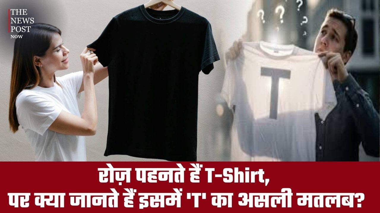 रोज़ पहनते हैं T-Shirt, लेकिन क्या जानते हैं इसमें लिखा 'T' का असली मतलब? जानें यह दिलचस्प कहानी