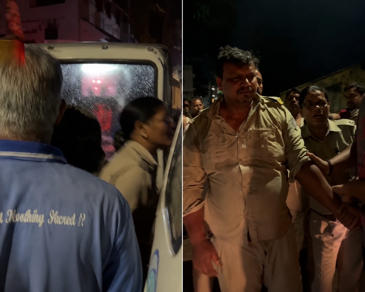 जमशेदपुर में पुलिस के खिलाफ आक्रोश, जवान पर नशे में धक्का देने का आरोप