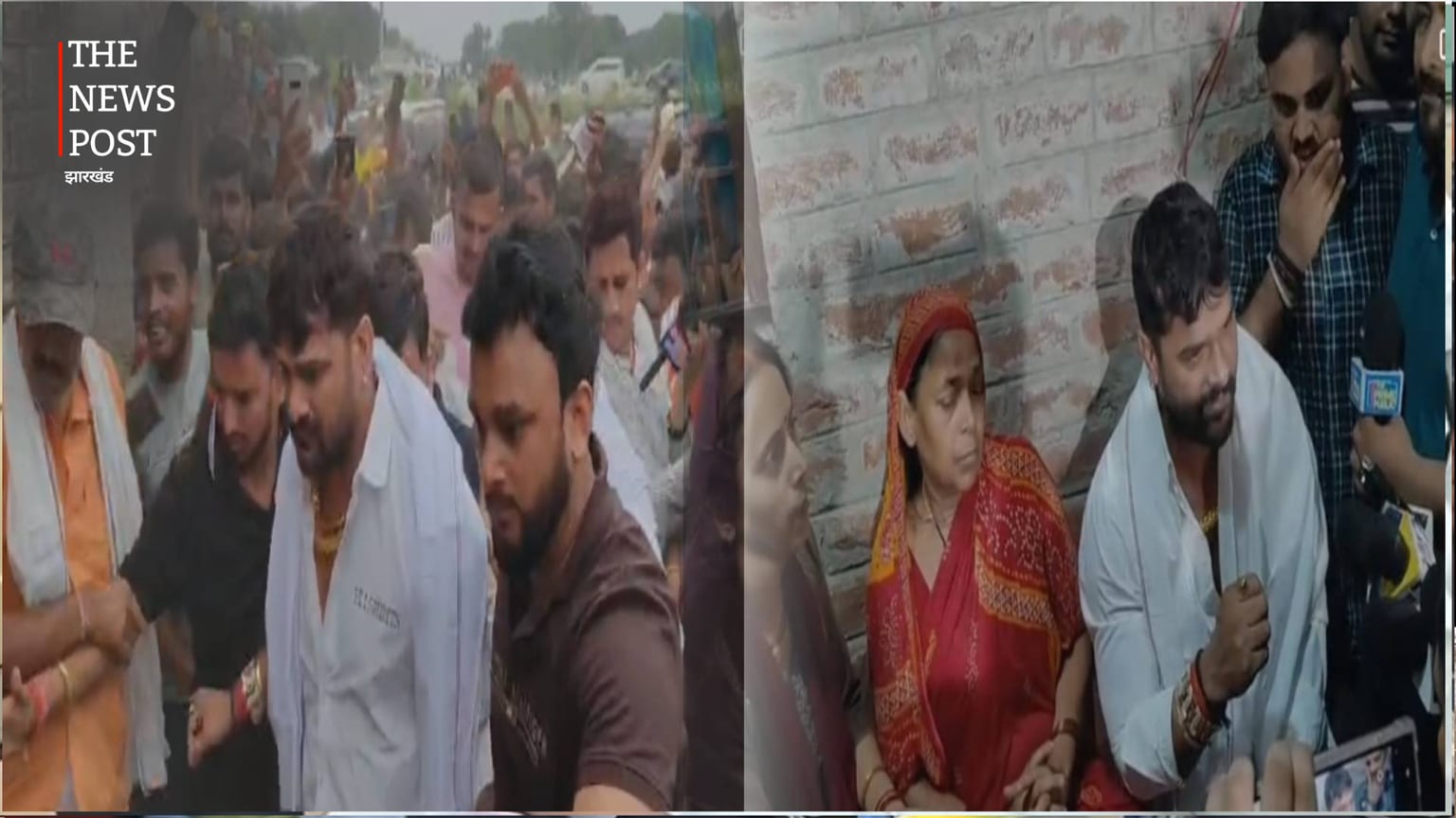 भरत तिवारी के परिजनों से मिले खेसारी लाल यादव, जानिए क्या कहा