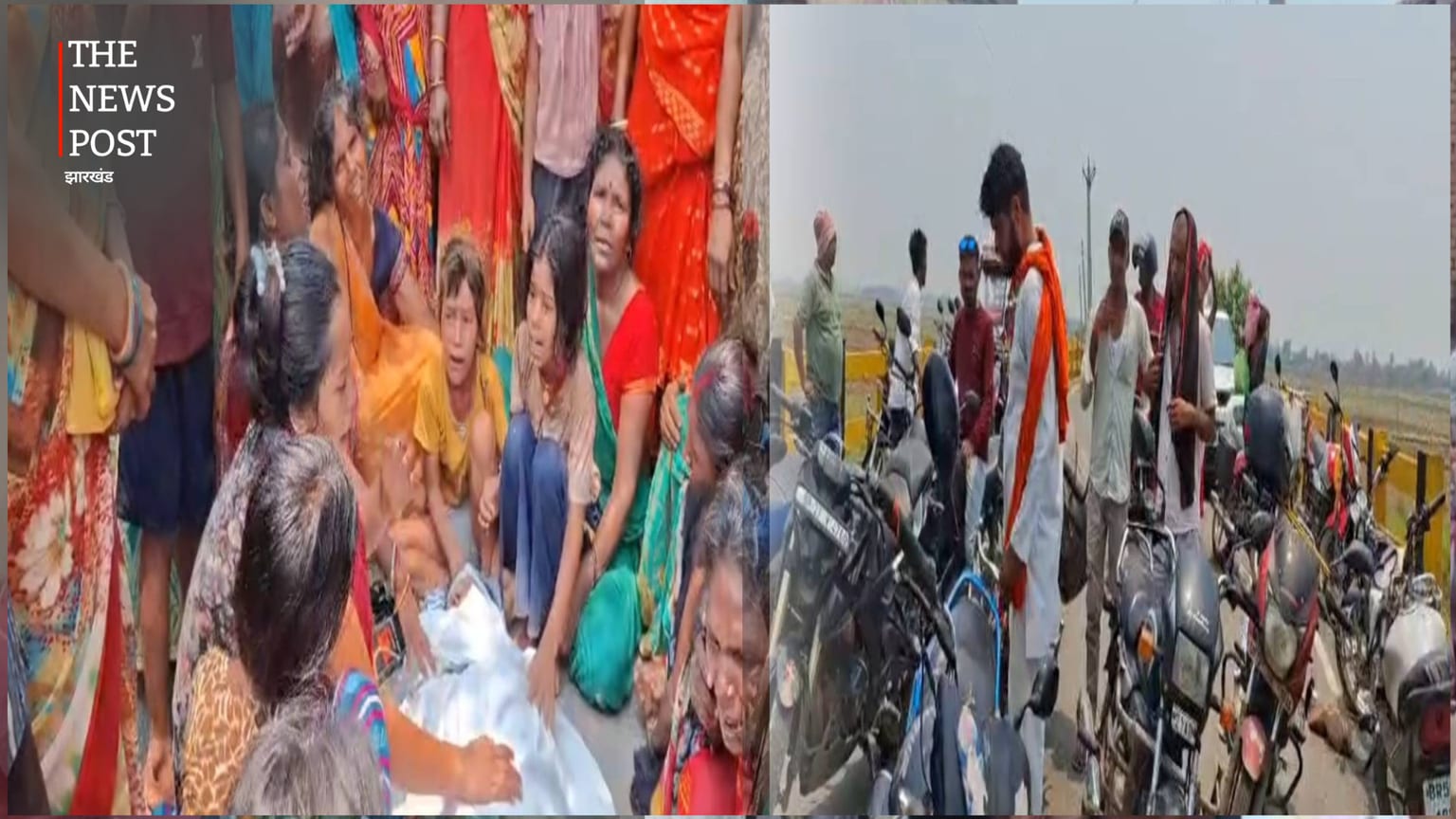 सड़क हादसे में महिला की मौत,परिवार पर टूटा दुखों का पहाड़, गुस्साए ग्रामीणों ने किया सड़क जाम