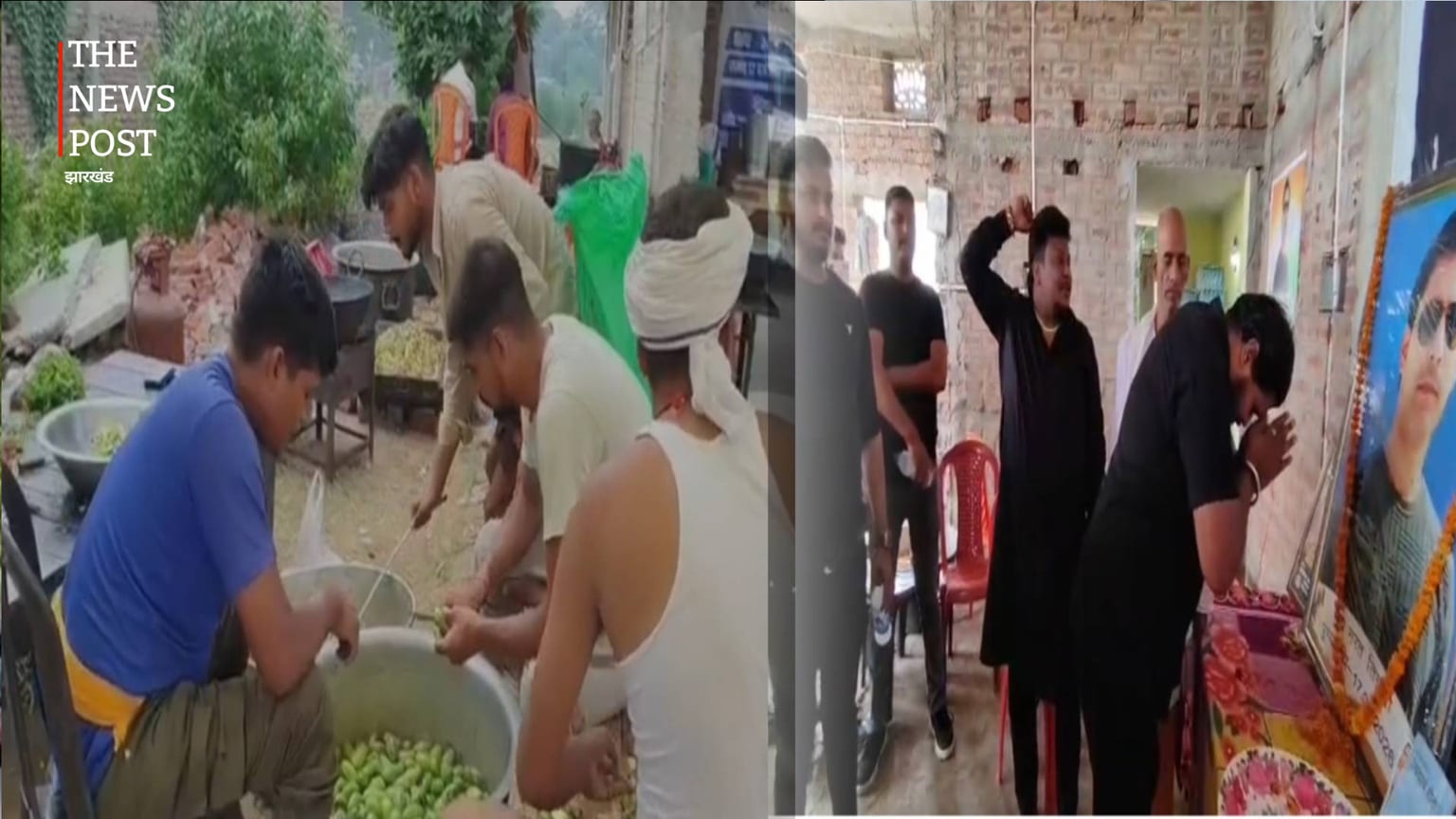 भरत तिवारी के श्राद्ध और ब्रह्मभोज में जुटे लोग, भावुक हुआ परिवार, चंदन तिवारी बोले– इंसाफ का है इंतजार