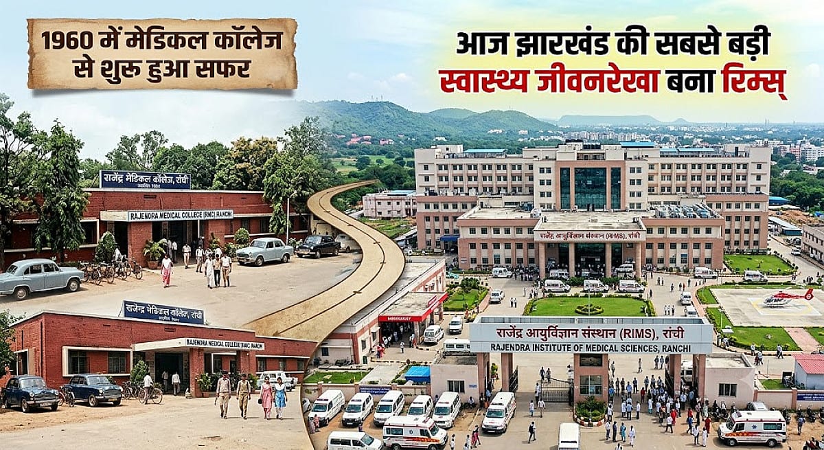 TNP Special : 1960 से 2026 तक रिम्स रांची की कहानी , कैसे RMCH से बना झारखंड का सबसे बड़ा मेडिकल संस्थान